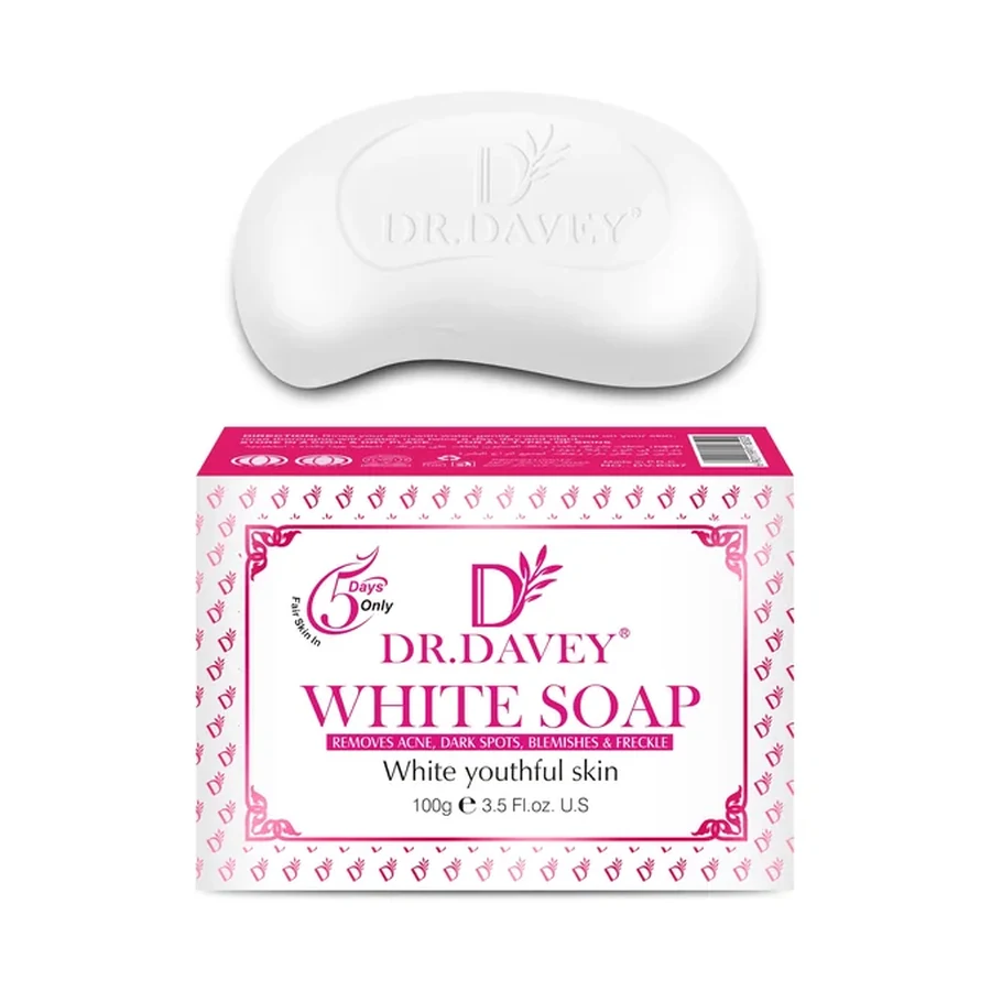 DR.DAVEY White Soap 100 g OEM/ODM Dv-6397 product image for OEM/ODM private label soap manufacturing