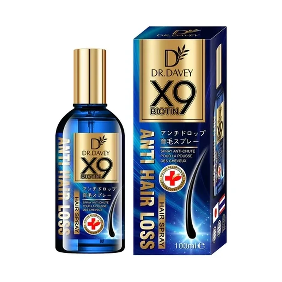 منتج العناية الشخصية للعناية بفروة الرأس ضد التساقط DR.DAVEY X9 Biotin سعة 100 ml OEM/ODM Dv-6348