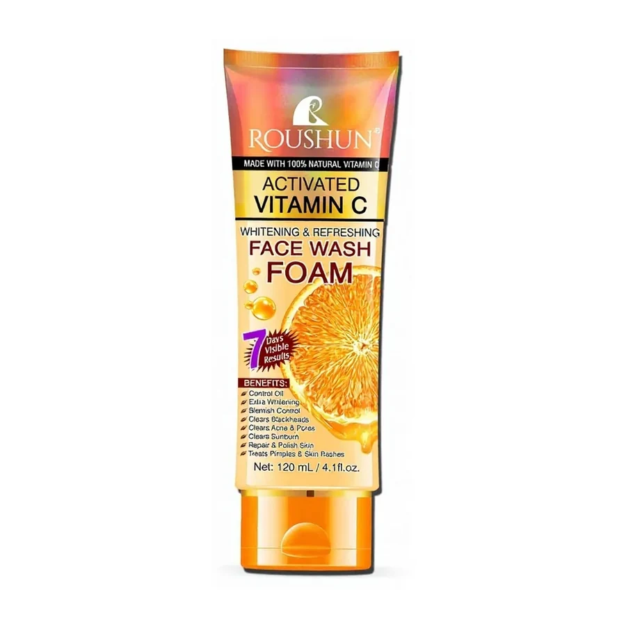 For VC Face Wash Foam Oil Control clarifying care Pore Care for Women with CPNP SCPN white background product image for OEM/ODM private label facial