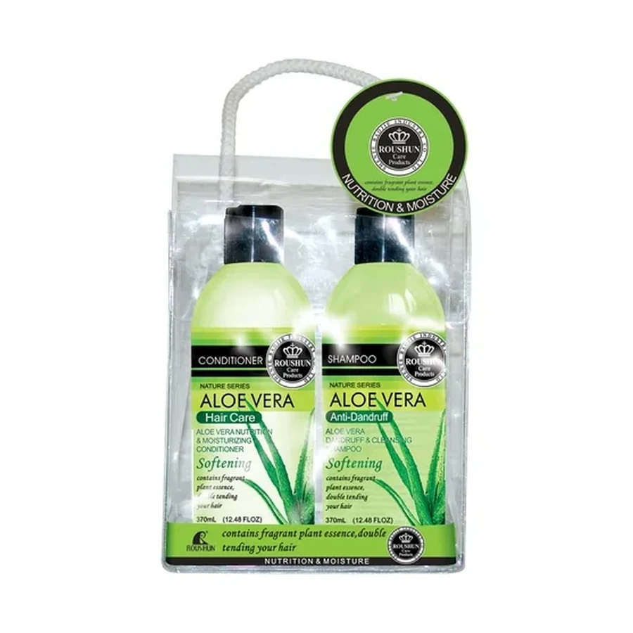 King Metis Shampoo+ Conditioneraloe Vera Hair Care Set 370 ml OEM/ODM R-10053 product image for OEM/ODM private label hair care manufacturing