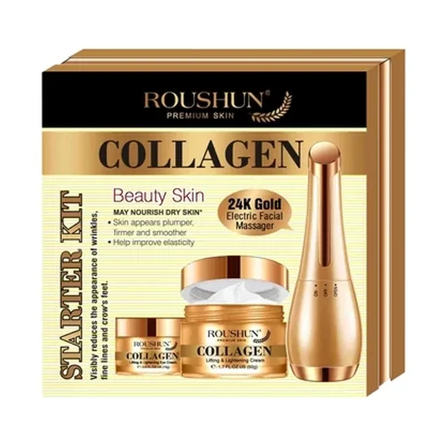 كريم العين والوجه بالكولاجين 24k ROUSHUN 15 g OEM/ODM Rs-30425