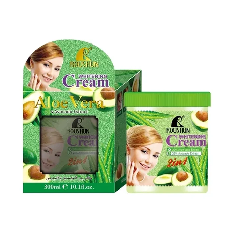 ROUSHUN Aloe+avocado Cream + Personal Care Product 300 ml OEM/ODM Rs-28833 product image for OEM/ODM private label personal care product manufacturing