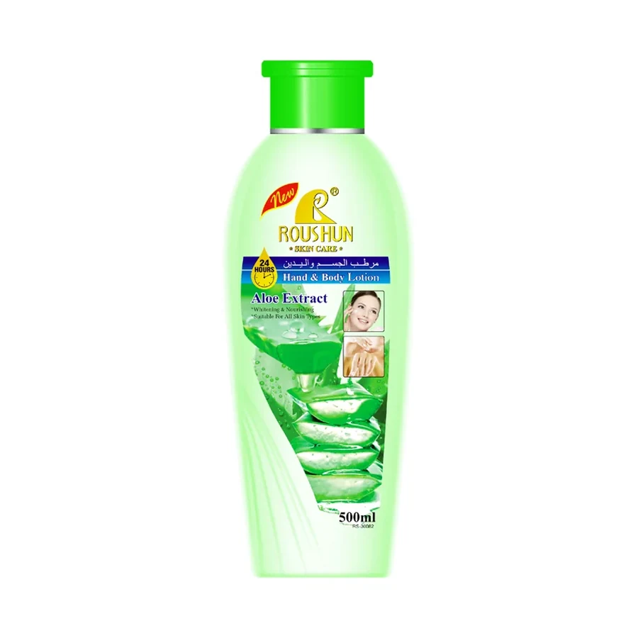 ROUSHUN Aloe Vera Body Lotion 500 ml OEM/ODM Rs-30082 product image for OEM/ODM private label body lotion manufacturing