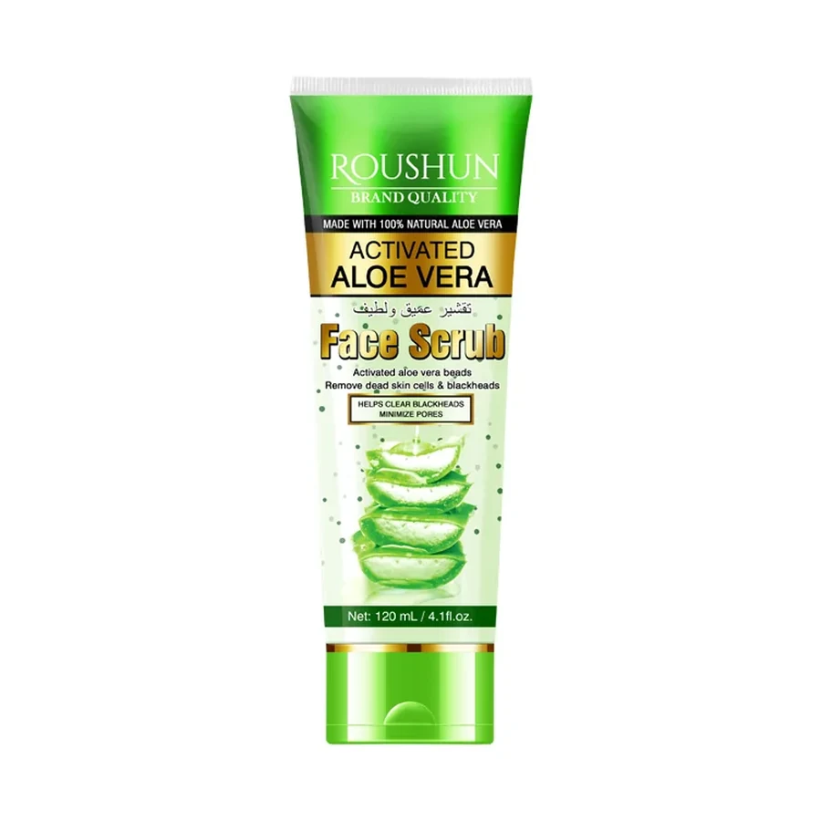 Produit de soin personnel gommage visage à l'aloe vera ROUSHUN 120 ml OEM/ODM Rs-30314