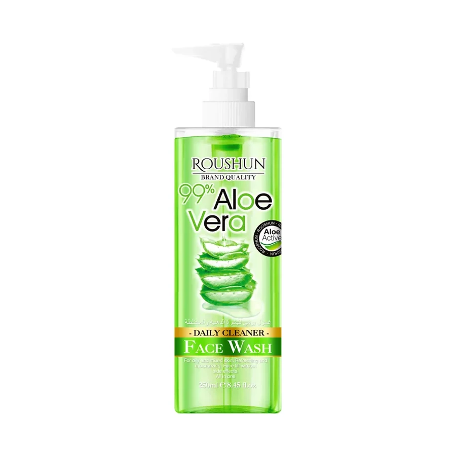 ROUSHUN Aloe Vera Face Wash Personal Care Product 250 ml OEM/ODM Rs-30311 product image for OEM/ODM private label personal care product manufacturing