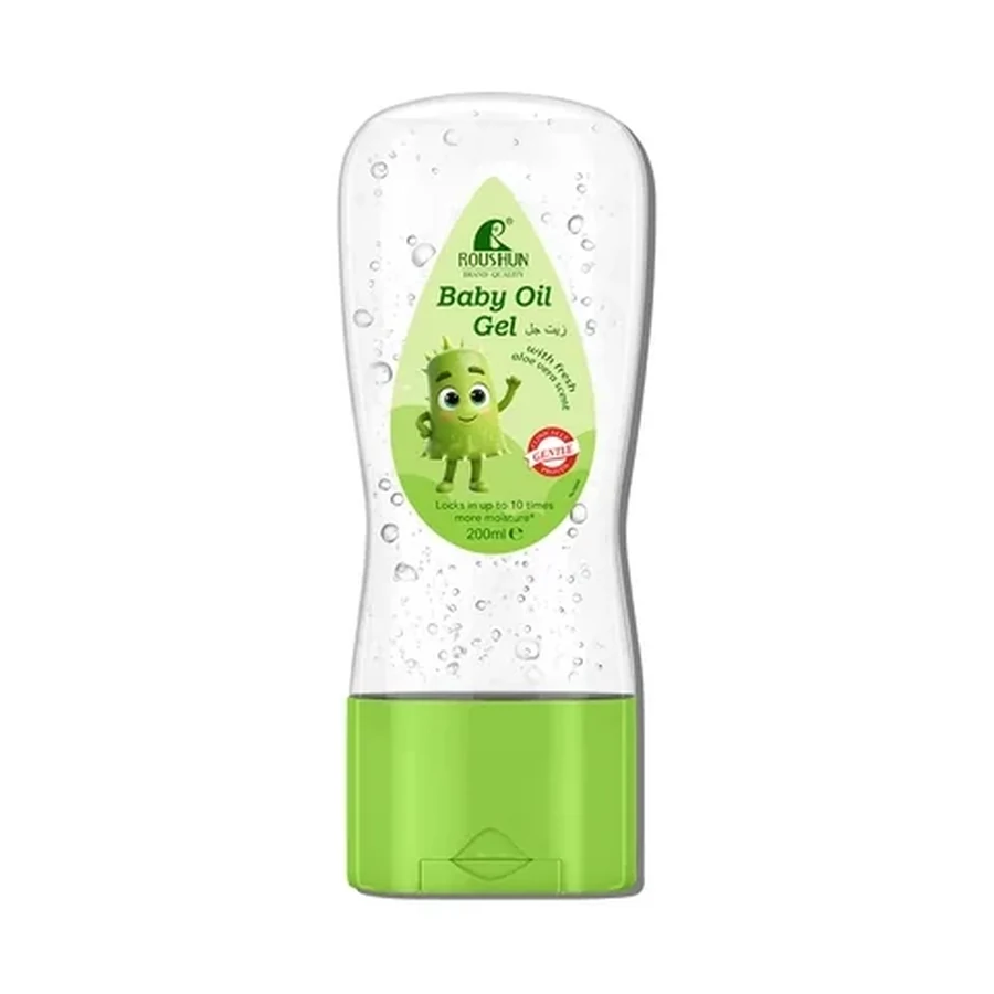 Huile corporelle au gel d'aloe vera ROUSHUN 200 ml OEM/ODM Rs-30969