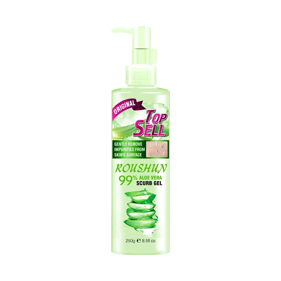 ROUSHUN 芦荟磨砂凝胶个人护理产品 250 ml OEM/ODM Rs-30167