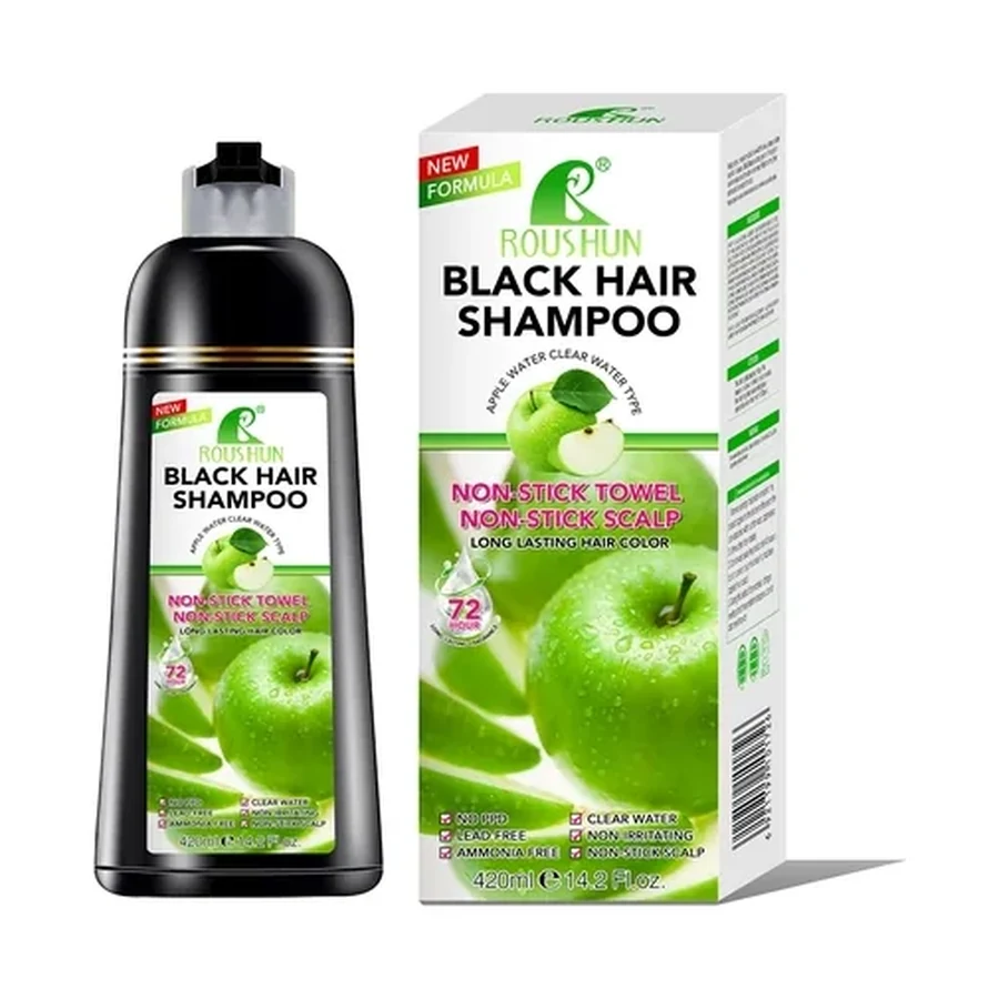 ROUSHUN Apple Balck Hair Shampoo 420 ml OEM/ODM Rs-30869 product image for OEM/ODM private label shampoo manufacturing