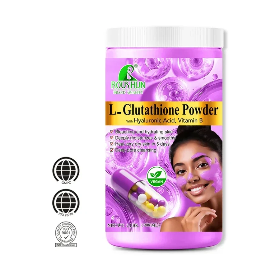 ROUSHUN Arbutin + Brightening Powder with Cell Body Lotion 908ml white background product image for OEM/ODM private label body lotion manufacturing