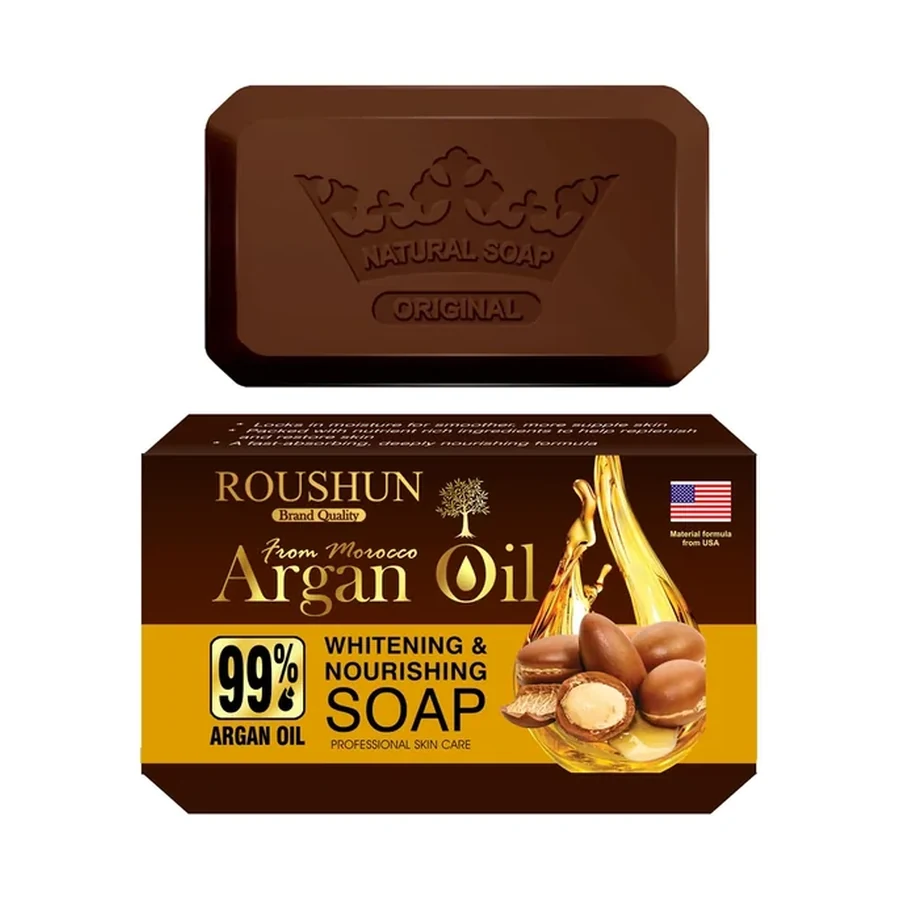 ROUSHUN Argan Oil Soap 125 g OEM/ODM Rs-30094 product image for OEM/ODM private label soap manufacturing