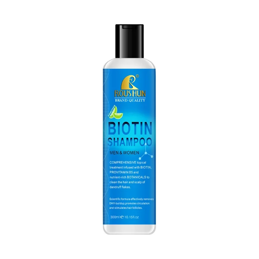 شامبو ROUSHUN بالبيوتين 300 ml بمواصفات OEM/ODM موديل Rs-30203