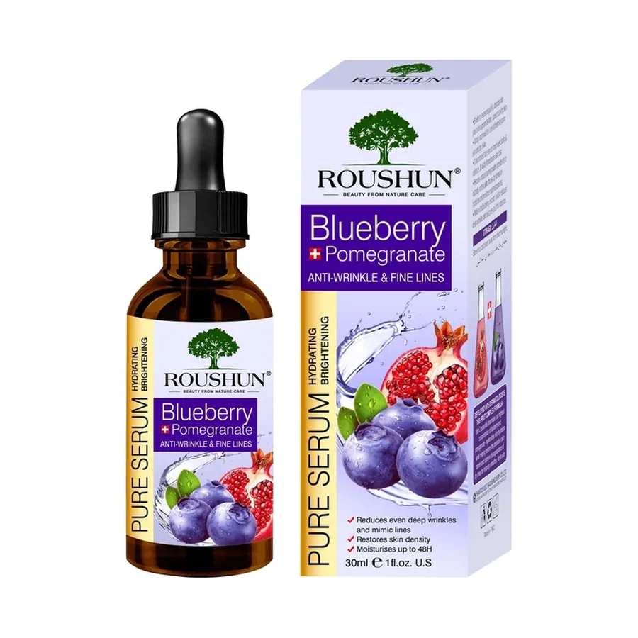 ROUSHUN + Blueberry+pomegrangate Serum 30 ml OEM/ODM Rs-30412 product image for OEM/ODM private label skincare manufacturing