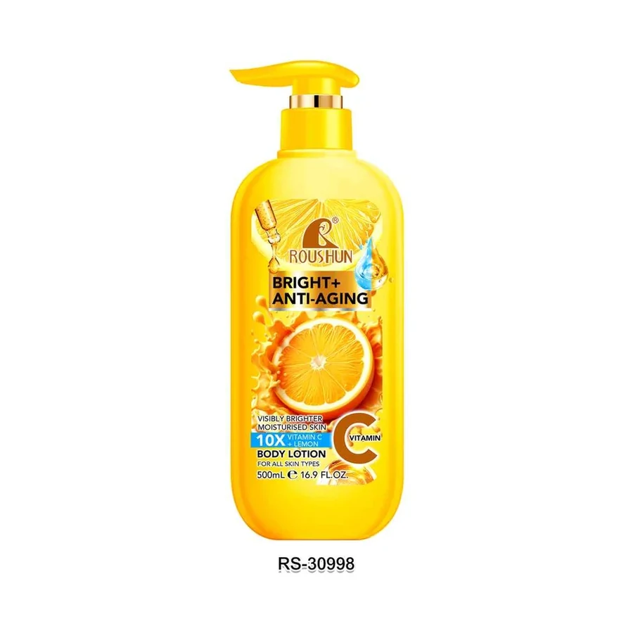 ROUSHUN VC Bright Age-support Body Lotion VC Body Lotion model RS-30998 product image for OEM/ODM private label body lotion manufacturing
