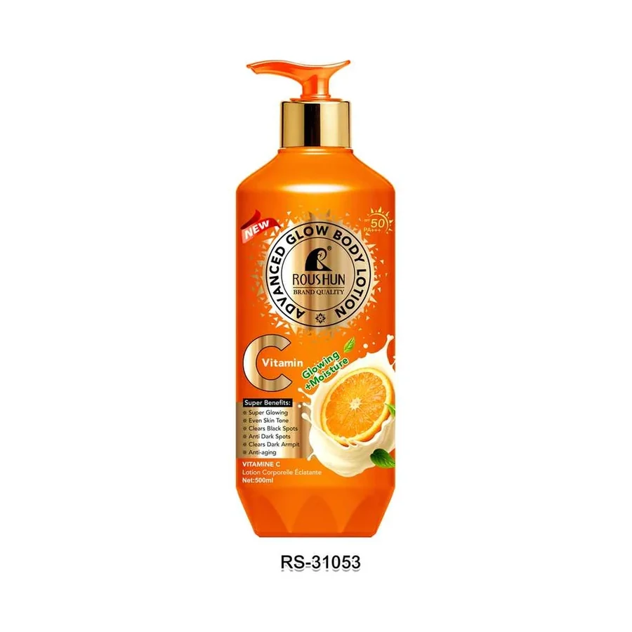 ROUSHUN VC Advanced Glow Body Lotion model RS-31053 product image for OEM/ODM private label body lotion manufacturing