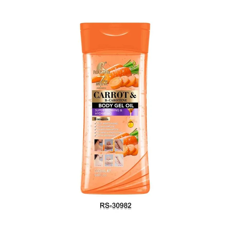 ROUSHUN Carrot Body Oil Body Oil model RS-30982 product image for OEM/ODM private label body oil manufacturing