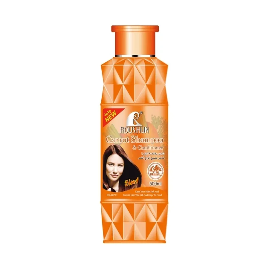 ROUSHUN Carrot Shampoo 500 ml OEM/ODM Rs-28771 product image for OEM/ODM private label shampoo manufacturing