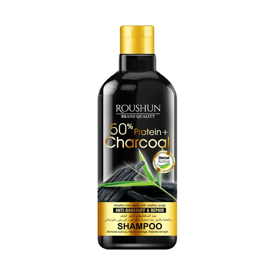 ROUSHUN Charcoal Shampoo 500 ml OEM/ODM Rs-30319 product image for OEM/ODM private label shampoo manufacturing