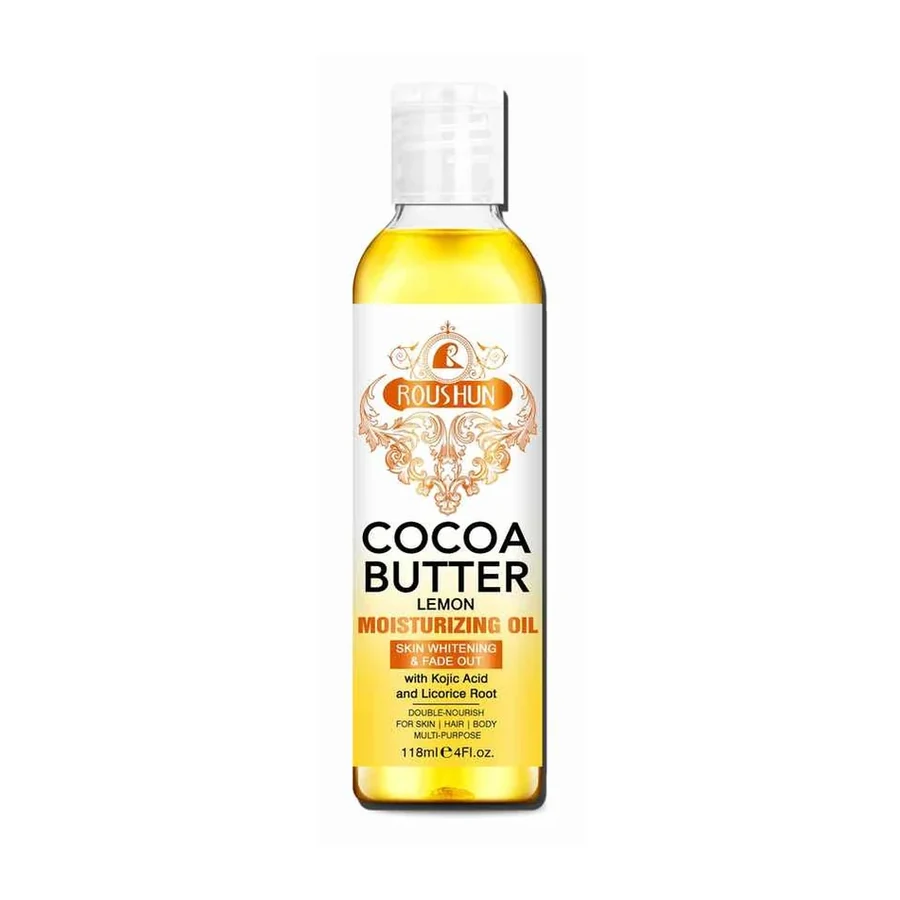 ROUSHUN Cocoa Butter Moistuyrizing Oil model RS-30759 product image for OEM/ODM private label body oil manufacturing