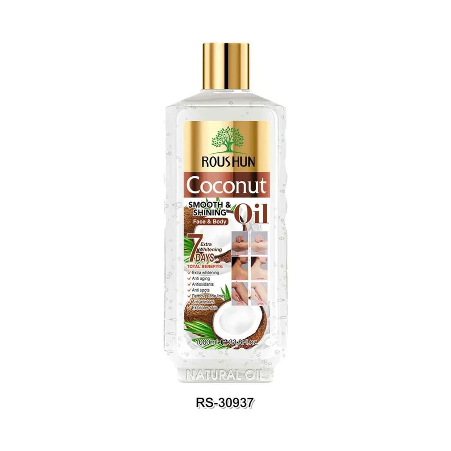 ROUSHUN COCONUT Body Oil model RS-30937 product image for OEM/ODM private label body oil manufacturing