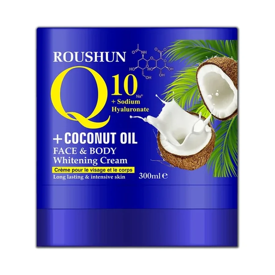 ROUSHUN Coconut Cream Body Oil 300 ml OEM/ODM Rs-30107 product image for OEM/ODM private label body oil manufacturing