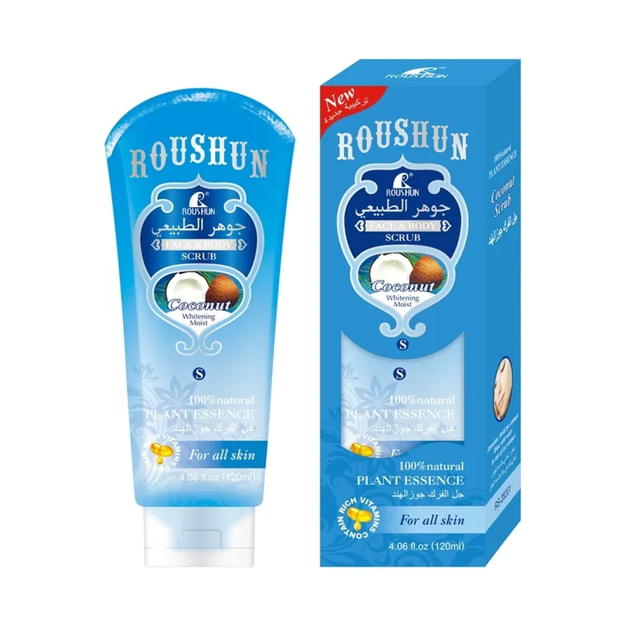 ROUSHUN COCONUT Scrub Personal Care Product 120 ml OEM/ODM Rs-28201 product image for OEM/ODM private label personal care product manufacturing