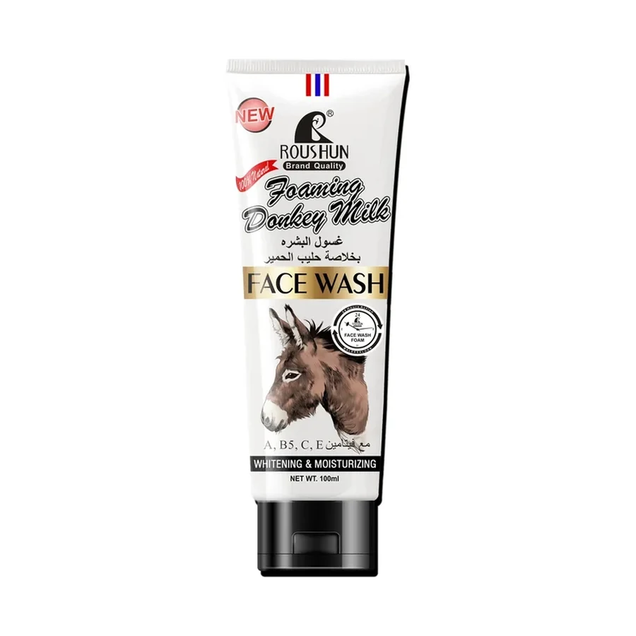 ROUSHUN Donkey Milk Face Wash Personal Care Product 100 ml OEM/ODM Rs-30720 product image for OEM/ODM private label personal care product manufacturing