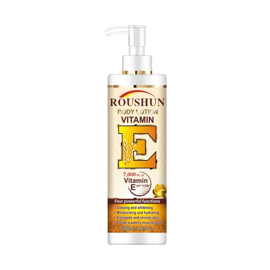 ROUSHUN E Vitamin E Body Lotion 500 ml OEM/ODM Rs-30537 product image for OEM/ODM private label body lotion manufacturing
