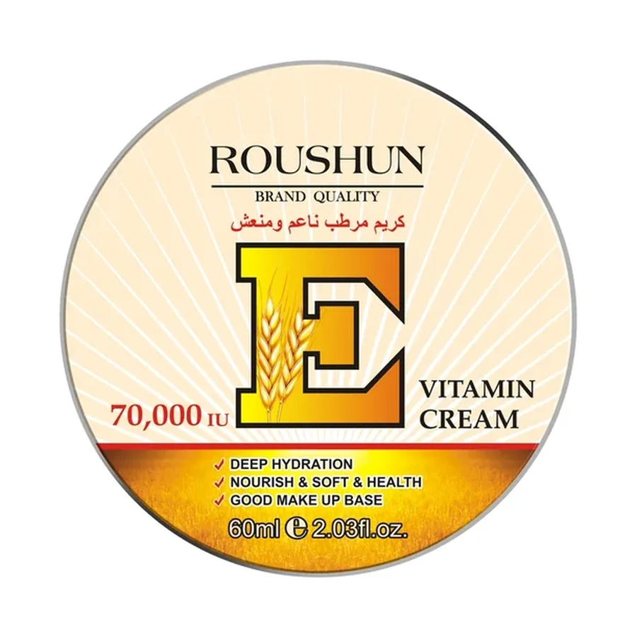 ROUSHUN E Vitamin E Face Cream 60 ml OEM/ODM Rs-30342 product image for OEM/ODM private label skincare manufacturing