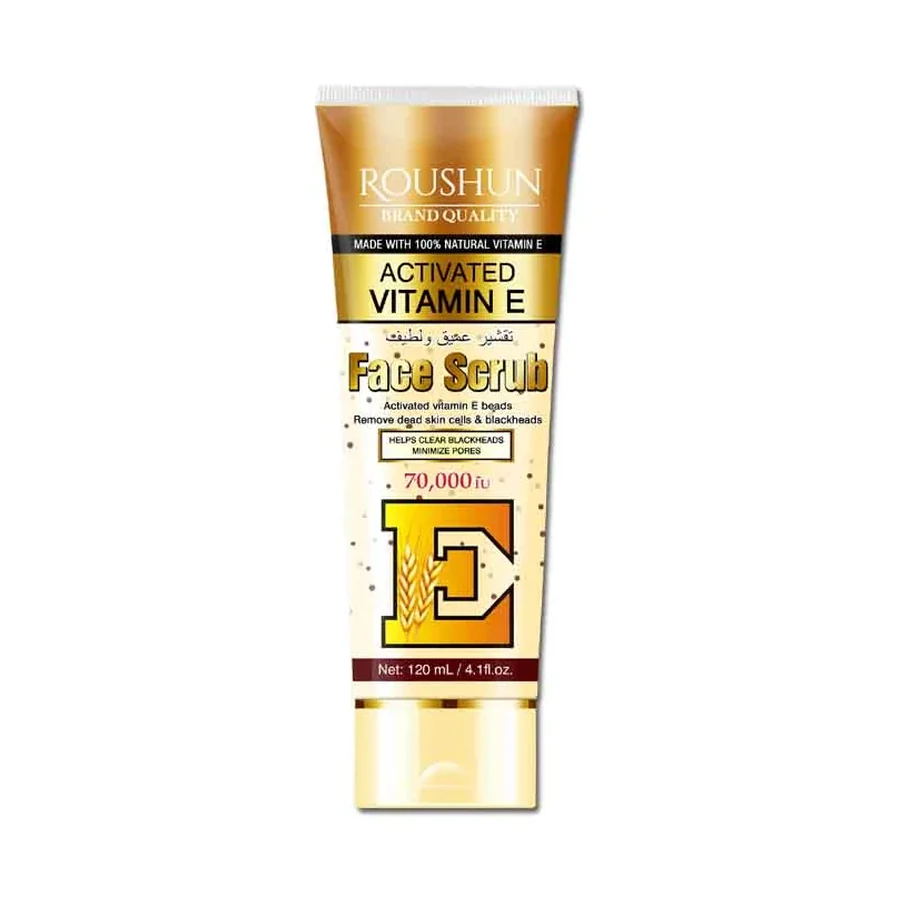 ROUSHUN E Vitamin E Face Scrub Personal Care Product 120 ml OEM/ODM Rs-30316 product image for OEM/ODM private label personal care product manufacturing