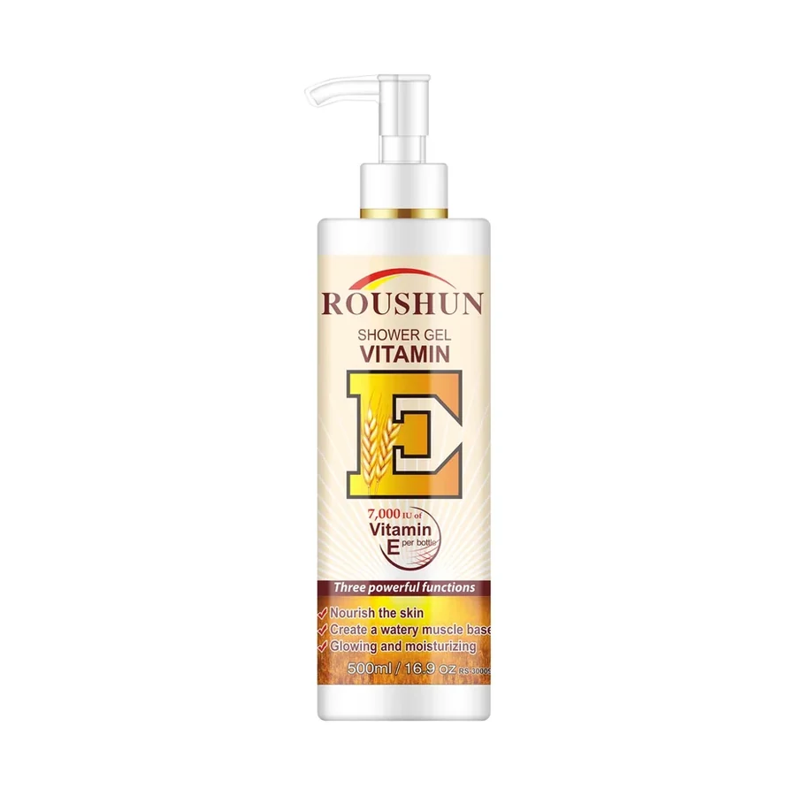 ROUSHUN E Vitamin E Shower Gel 500 ml OEM/ODM Rs-30009 product image for OEM/ODM private label shower gel manufacturing