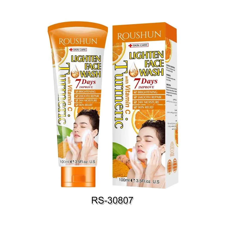 ROUSHUN Facial Cleanser Lighten Face Wash model RS-30807 product image for OEM/ODM private label facial cleanser manufacturing