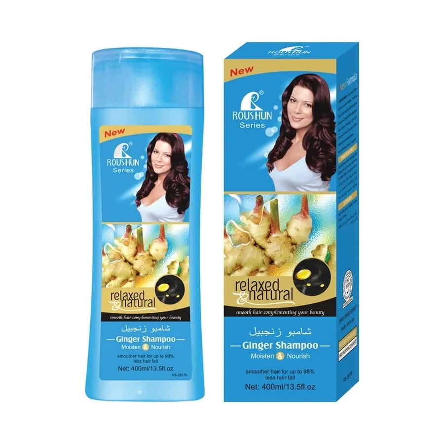 ROUSHUN Ginger Shampoo 400 ml OEM/ODM Rs-28176 product image for OEM/ODM private label shampoo manufacturing