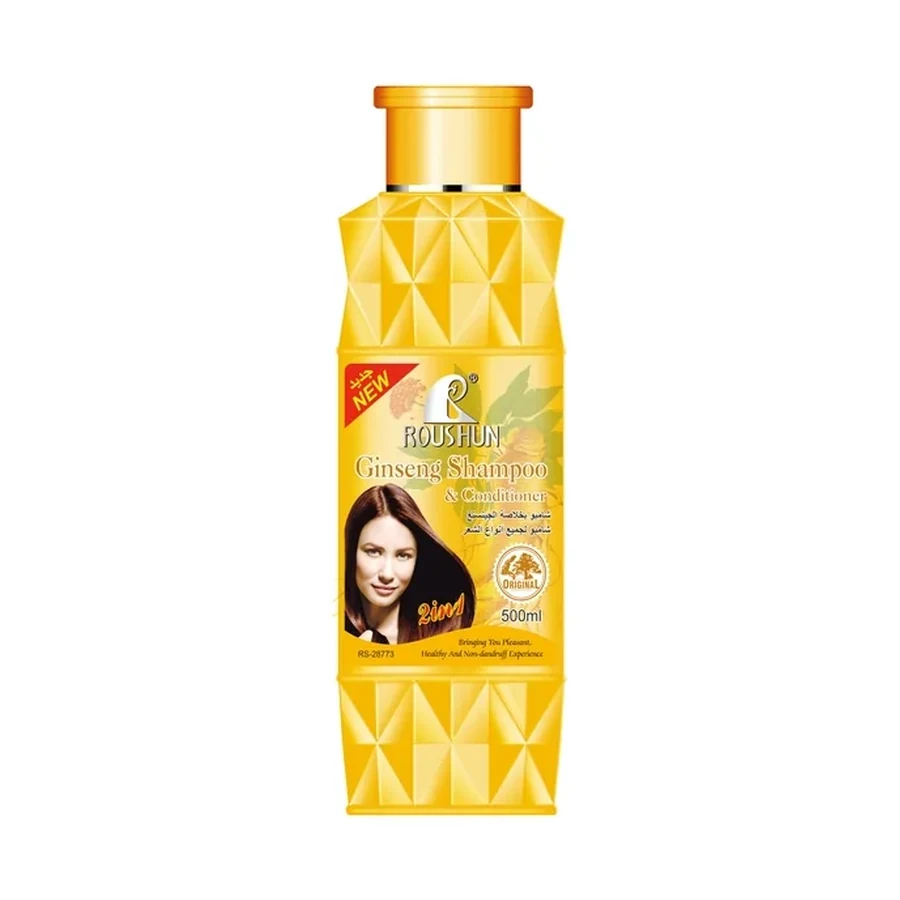 ROUSHUN Ginseng Shampoo 500 ml OEM/ODM Rs-28773 product image for OEM/ODM private label shampoo manufacturing