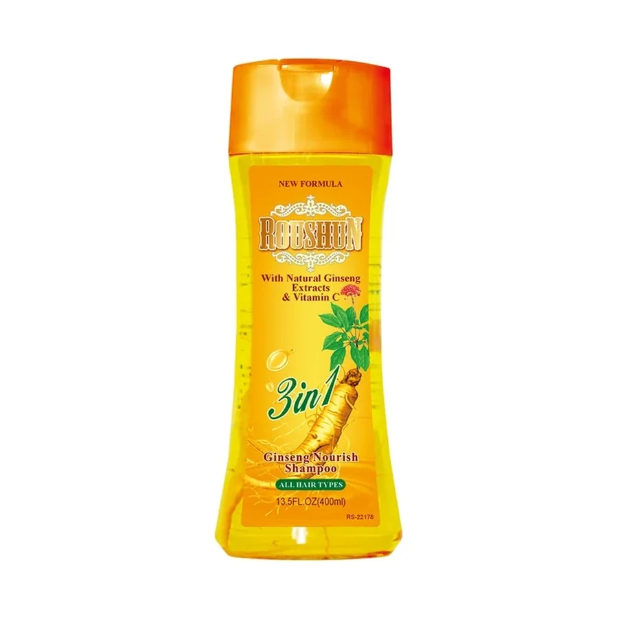 ROUSHUN Ginseng Shampoo3in1 Shampoo 400 ml OEM/ODM Rs-22178 product image for OEM/ODM private label shampoo manufacturing