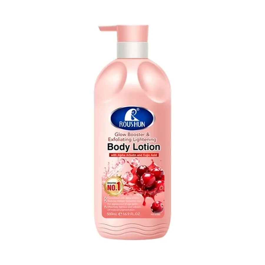 ROUSHUN Glow Booster Brightening Body Lotion 500 ml OEM/ODM Rs-31000 product image for OEM/ODM private label body lotion manufacturing