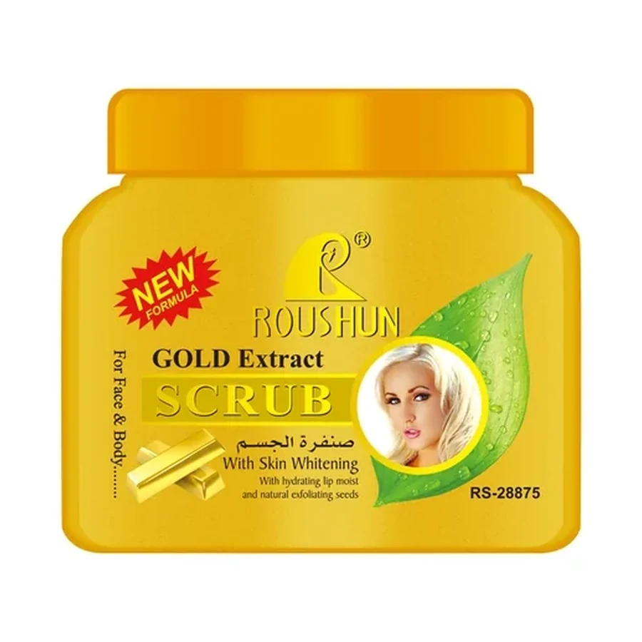 ROUSHUN Gold Scurb Personal Care Product 300 ml OEM/ODM Rs-28875 product image for OEM/ODM private label personal care product manufacturing