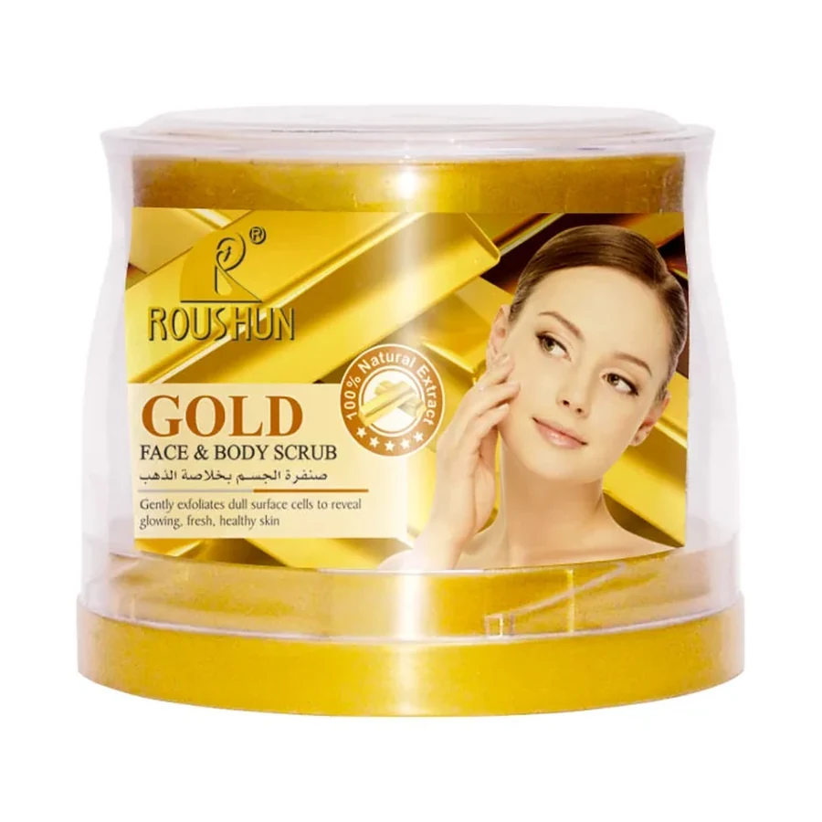 ROUSHUN Gold Scurb Personal Care Product 300 ml OEM/ODM Rs-28879 product image for OEM/ODM private label personal care product manufacturing