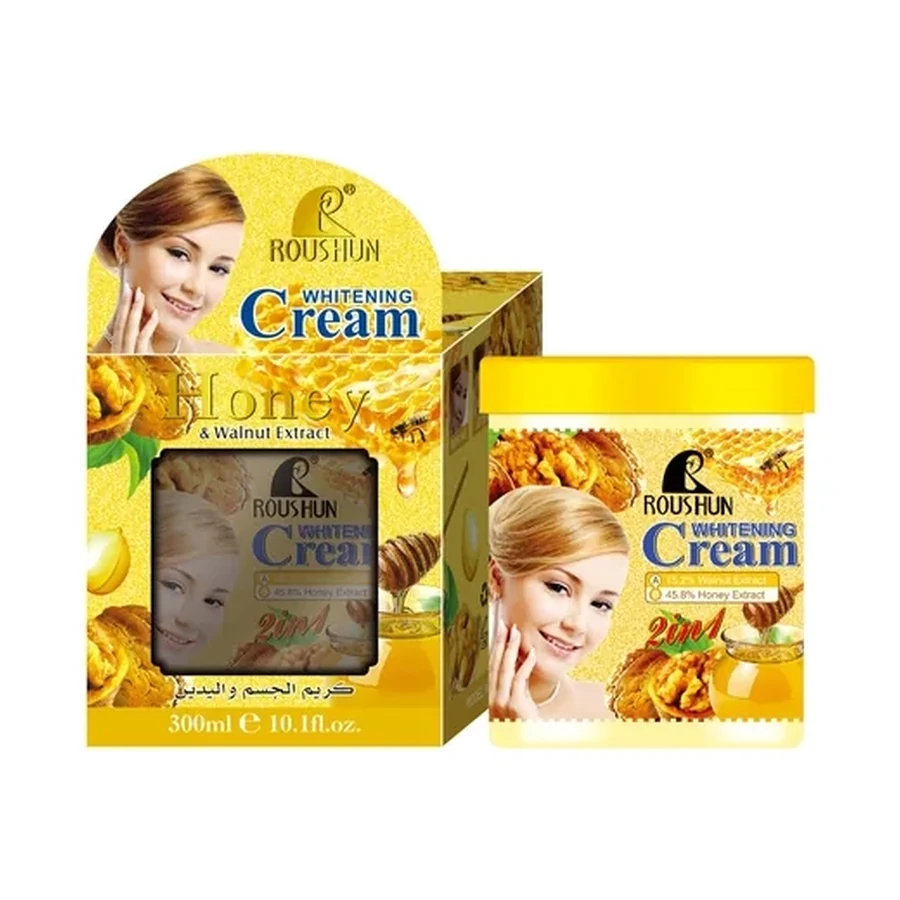 ROUSHUN Honey+almond Cream + Personal Care Product 300 ml OEM/ODM Rs-28834 product image for OEM/ODM private label personal care product manufacturing