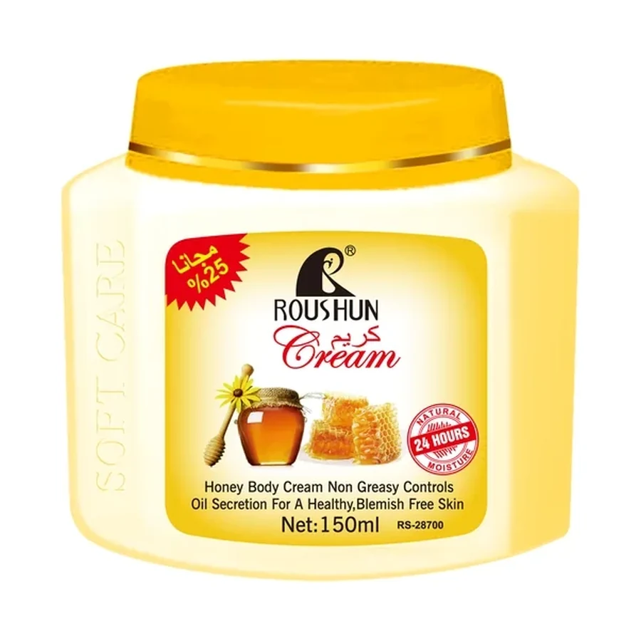 ROUSHUN Honey Body Cream 150 ml OEM/ODM Rs-28700 product image for OEM/ODM private label body cream manufacturing