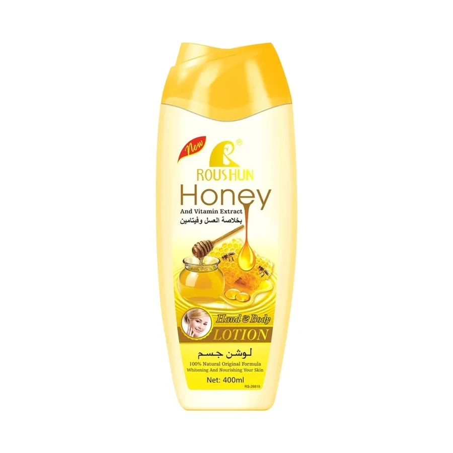 ROUSHUN Honey Body Lotion 400 ml OEM/ODM Rs-28819 product image for OEM/ODM private label body lotion manufacturing