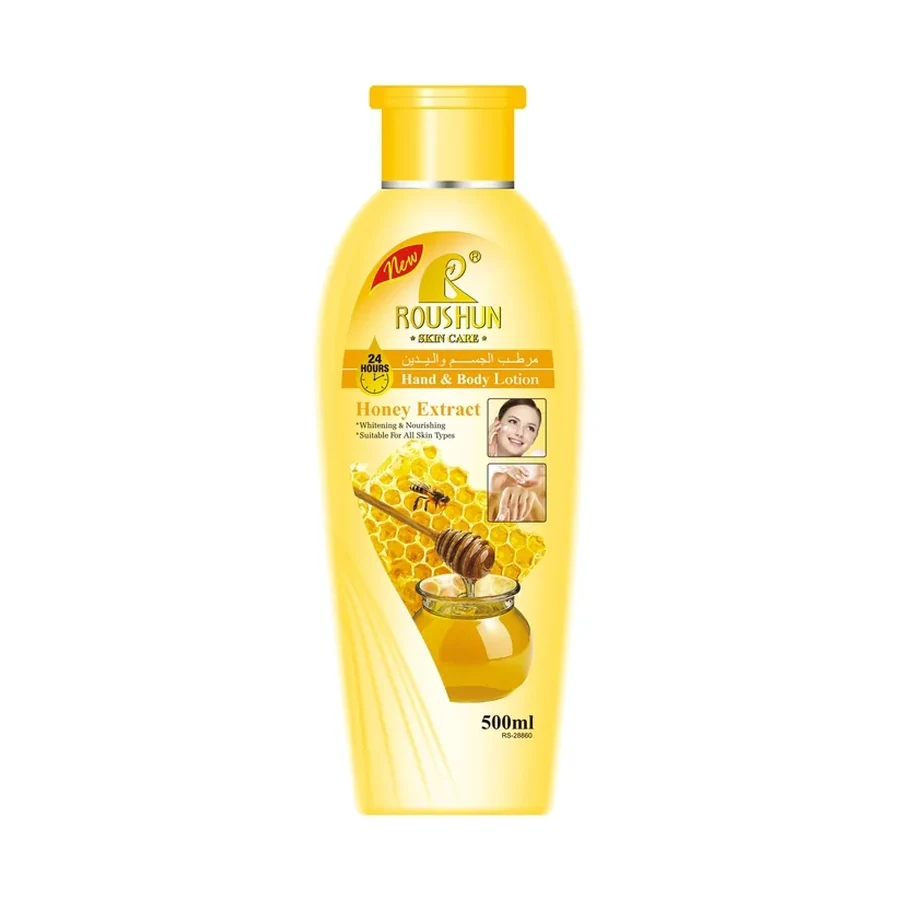 ROUSHUN Honey Body Lotion 500 ml OEM/ODM Rs-28860 product image for OEM/ODM private label body lotion manufacturing