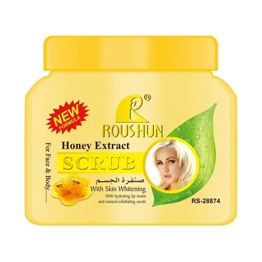 ROUSHUN Honey Scurb Personal Care Product 300 ml OEM/ODM Rs-28874 product image for OEM/ODM private label personal care product manufacturing