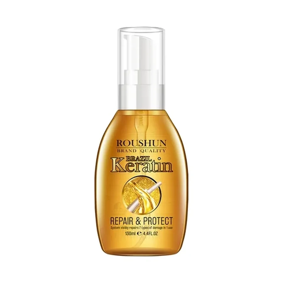 ROUSHUN Keratin Hair Body Oil 130 ml OEM/ODM Rs-30195 product image for OEM/ODM private label body oil manufacturing
