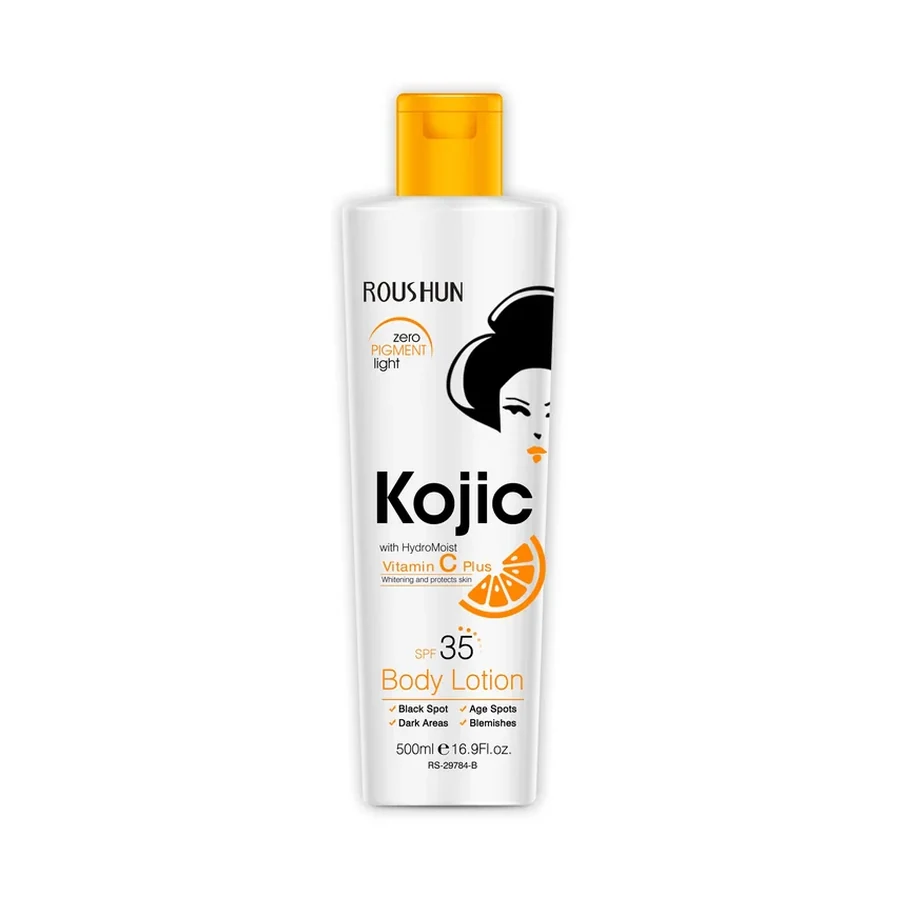ROUSHUN Kojic Acid Body Lotion 500 ml OEM/ODM Rs-29784-b product image for OEM/ODM private label body lotion manufacturing