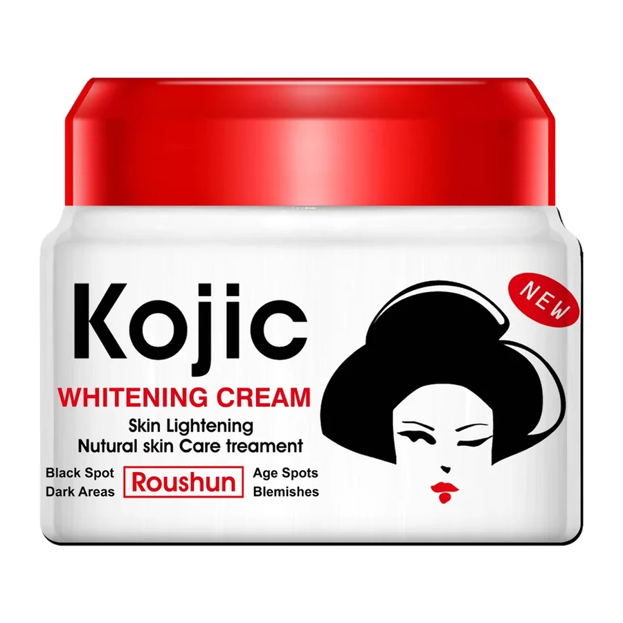 ROUSHUN Kojic Acid Brightening Cream white background product image for OEM/ODM private label body cream manufacturing