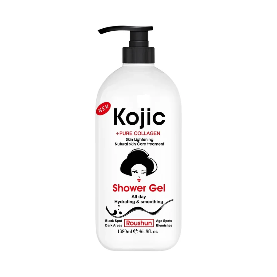 ROUSHUN Kojic Acid Shower Gel 1380 ml OEM/ODM Rs-30569 product image for OEM/ODM private label shower gel manufacturing