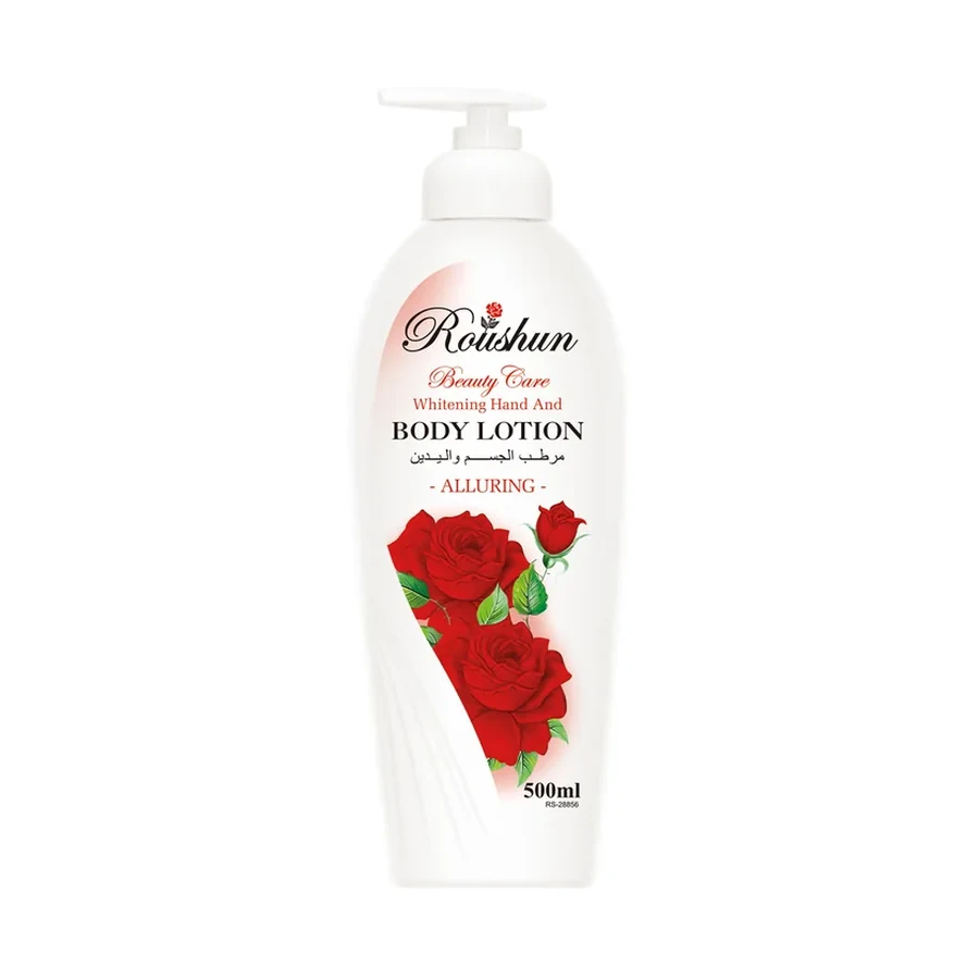 ROUSHUN Lotionred Body Lotion 500 ml OEM/ODM Rs-28856 product image for OEM/ODM private label body lotion manufacturing