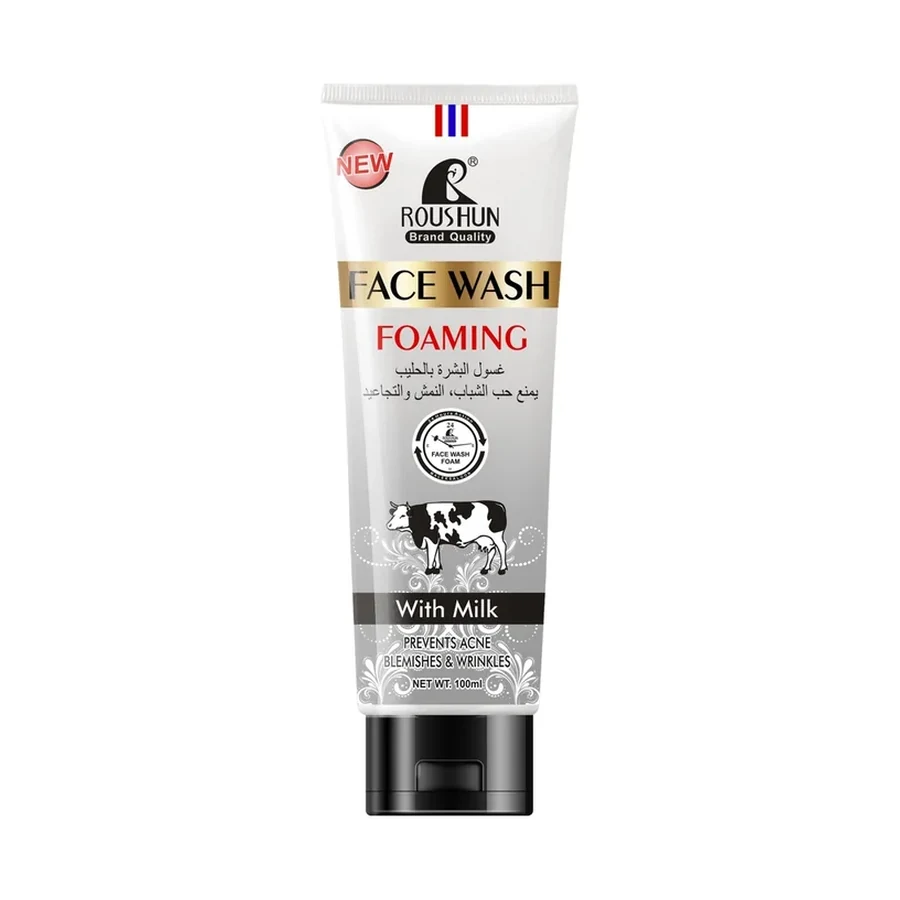 ROUSHUN Milk Face Wash Personal Care Product 100 ml OEM/ODM Rs-30722 product image for OEM/ODM private label personal care product manufacturing