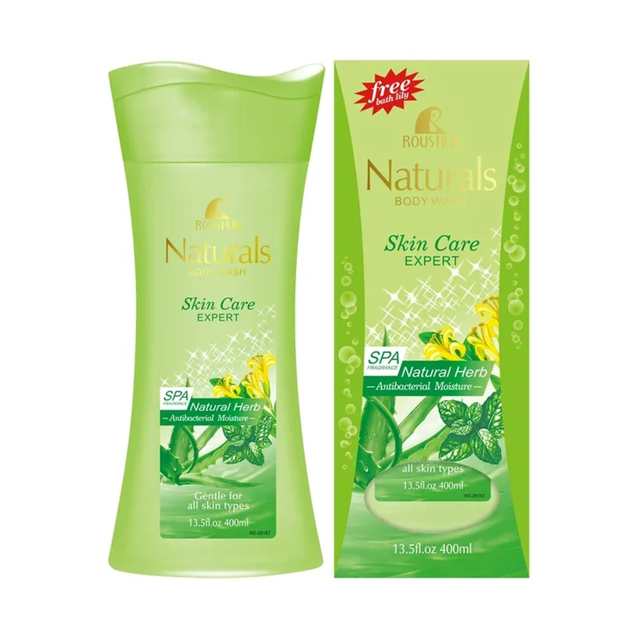 ROUSHUN Natural Herb Shower Gel 400 ml OEM/ODM Rs-28187 product image for OEM/ODM private label shower gel manufacturing