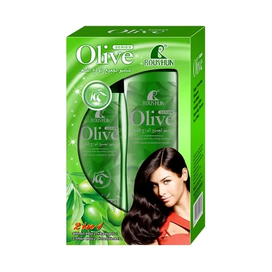 ROUSHUN Olive 2in1 Shampoo Hair Care Set 220 ml OEM/ODM Rs-28504 product image for OEM/ODM private label hair care manufacturing